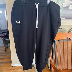 Under Armour Black Joggers with White Details